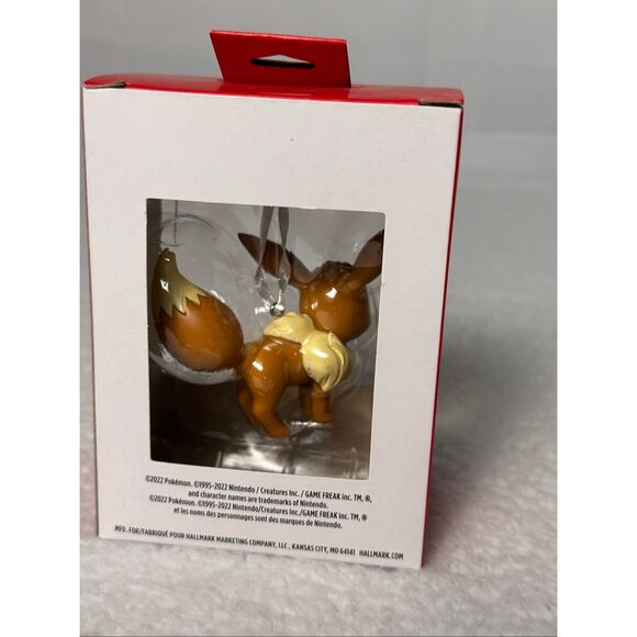 Hallmark 2022 Pokémon Eevee Christmas Ornament/NIB - Picture 3 of 6